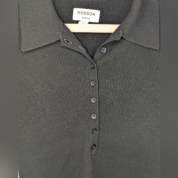 Hudson North║Modern Uniform Ribbed Polo Shirt║Size M - Picture 4 of 6